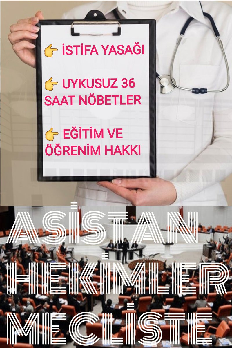 UykusuzAsistan's tweet photo. Nöbet ertesi izin için ve istifa yasağına karşı

22 Mart Pazartesi günü

#AsistanHekimlerMecliste https://t.co/FVOqJmYguD