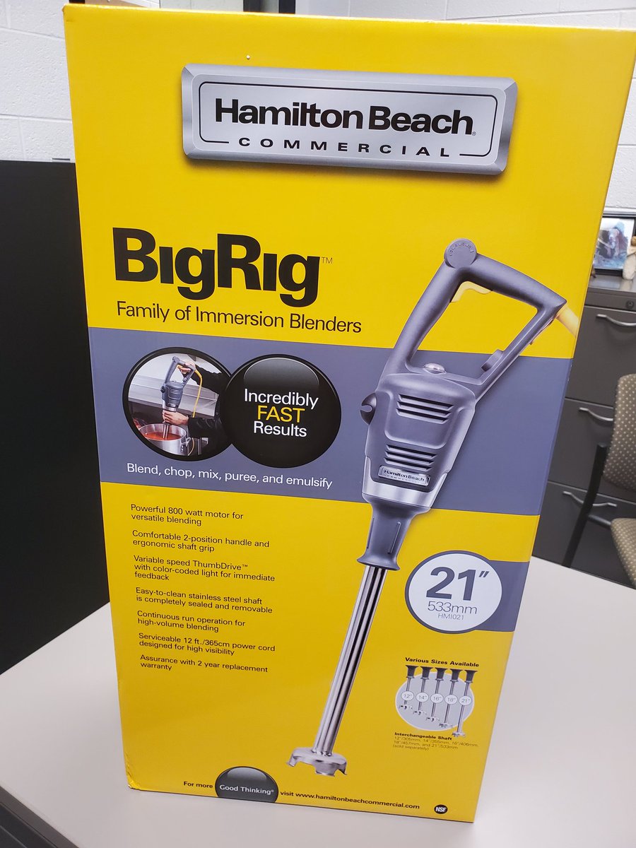 ZPSFoodService's tweet photo. ZPS won an immersion blender from @HamiltonBeach.  We see lots of homemade smoothies in the near future. https://t.co/gFE5Sd0ka5