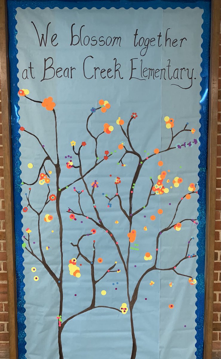 Joe Gibison (@jgibison) on Twitter photo Excited to have 3rd-5th grade come back and help us with this collaborative installation in our lobby. Spring is in the air and “We blossom together at Bear Creek Elementary.” <a href="/BearCreekES/">BearCreekES</a> @visualartsbcps Excited to have 3rd-5th grade come back and help us with this collaborative installation in our lobby. Spring is in the air and “We blossom together at Bear Creek Elementary.” <a href="/BearCreekES/">BearCreekES</a> @visualartsbcps