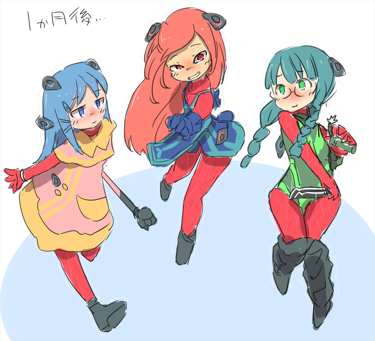 あ…!気が付いてしまった…!
昨日の更新を踏まえると、ちょっとラクガキ描いて色塗って色変えるだけで凄い意味合いが付与できる…ぞ! 