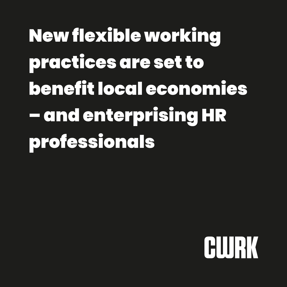 Over 70% of British employers believe those who don’t offer flexible working will fail to attract talent. 

wearecwrk.co.uk

#cowork #coworking #wednesdaywisdom #workspace #officespace #newnormal #flexible