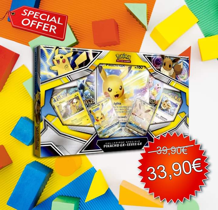GiocattoliGo's tweet photo. Novità e ritorni #Pokèmon su #Gogiocattoli! 
DESCRIZIONI E INFO PRODOTTI SU: https://t.co/OqoWEVJGHj
- Pokemon #Pikachu-GX &amp; #Eevee-GX Special Collection 
- Pokèmon set allenatore fuoriclasse FUTURI CAMPIONI
- Pokèmon Sole e Luna Ultra Prism blister 3 buste https://t.co/AdjbnMyJKo