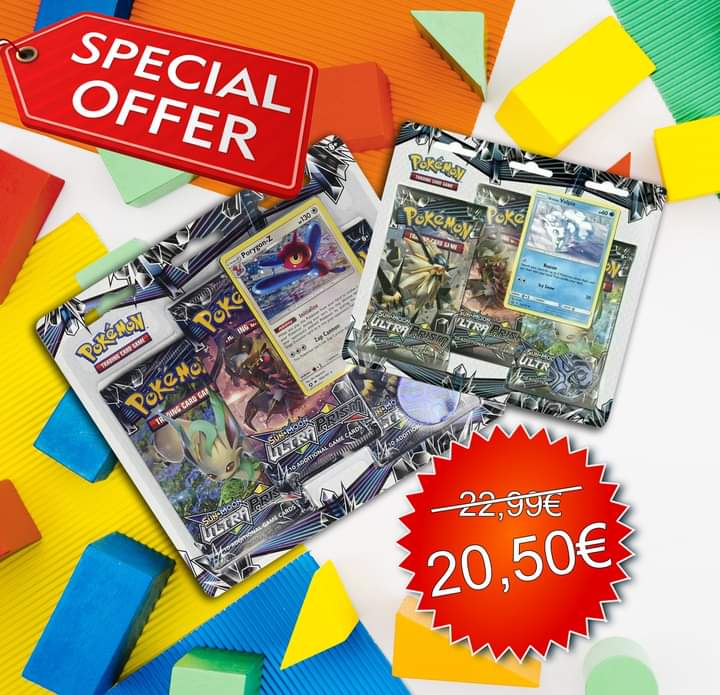 GiocattoliGo's tweet photo. Novità e ritorni #Pokèmon su #Gogiocattoli! 
DESCRIZIONI E INFO PRODOTTI SU: https://t.co/OqoWEVJGHj
- Pokemon #Pikachu-GX &amp; #Eevee-GX Special Collection 
- Pokèmon set allenatore fuoriclasse FUTURI CAMPIONI
- Pokèmon Sole e Luna Ultra Prism blister 3 buste https://t.co/AdjbnMyJKo