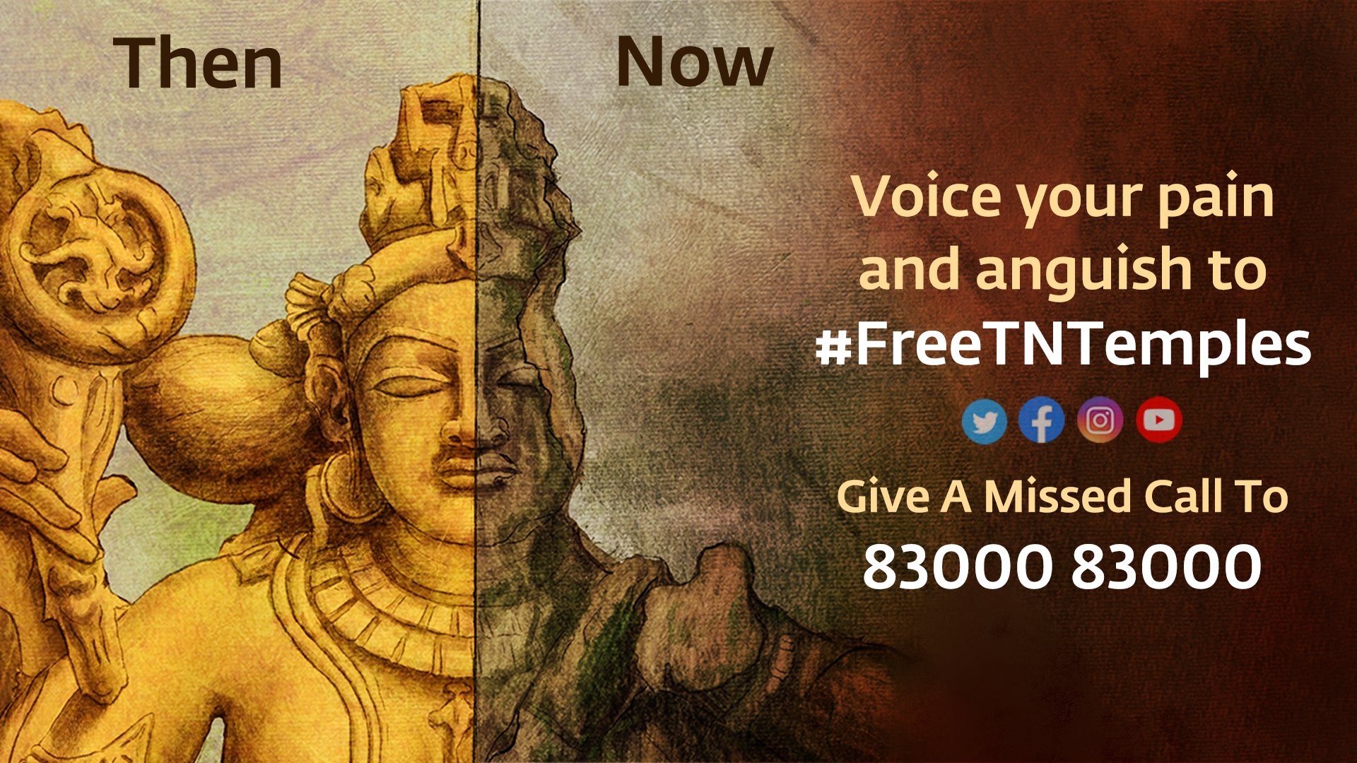 Free Tamil Nadu's Temples - #FreeTNTemples - Isha Sadhguru