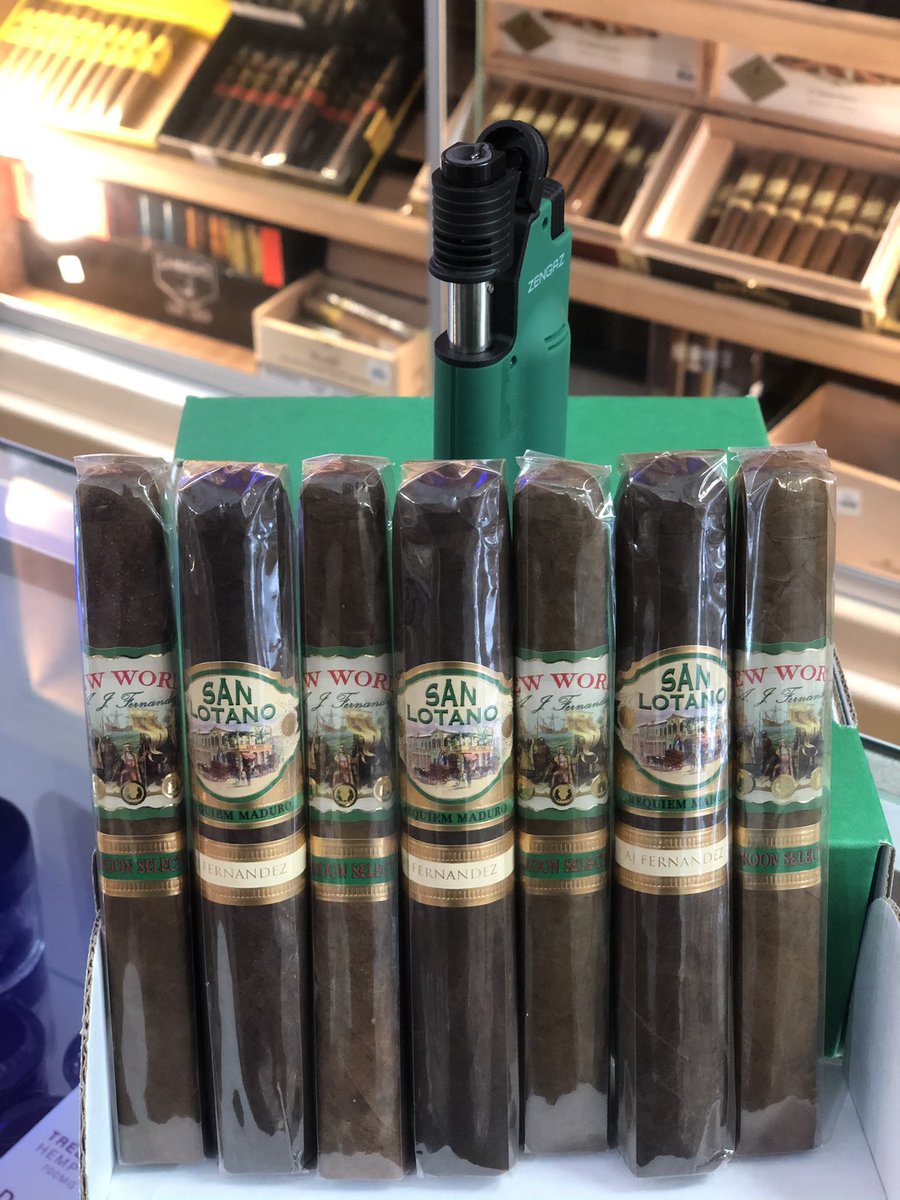 district_smoke's tweet photo. Come grab your favorite AJF Cigar To celebrate St. Patrick’s Day, let it be your lucky day🍀 #Cigars #cigar #baltimorecigars #marylandcigars #cigarlife #Hookah #Shisha #Tobacco #CBD #glass #Pipe #pipesmoking #Vape #Ejuice #Baltimore #Towson #maryland  #hampden #hampdenbaltimore https://t.co/RV0UUC1eAj