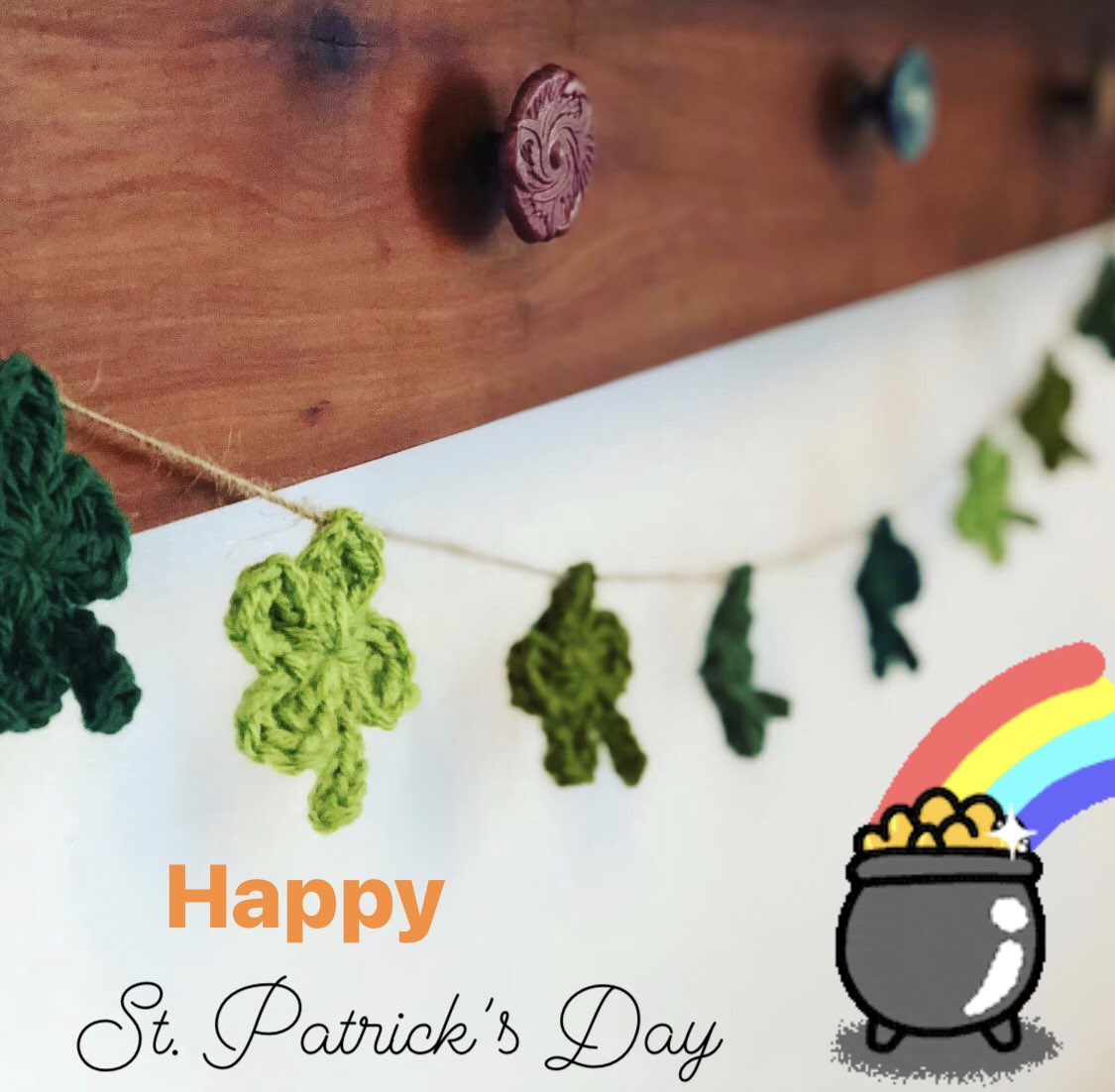 CrushingNeedles's tweet photo. ☘️HAPPY St. Patrick’s Day☘️ 
For each petal on the shamrock, this brings a wish your way: Good health, Good luck, and happiness for today and everyday! 🍀🌈🍀🌈🍀🌈🍀🌈🍀🌈🍀🌈🍀🌈🍀🌈🍀
#irishblessing #wishingyouluck #luckoftheirish 
#etsy #StPatricksDay #StPatricksDay2021 https://t.co/l1ljHxonlg