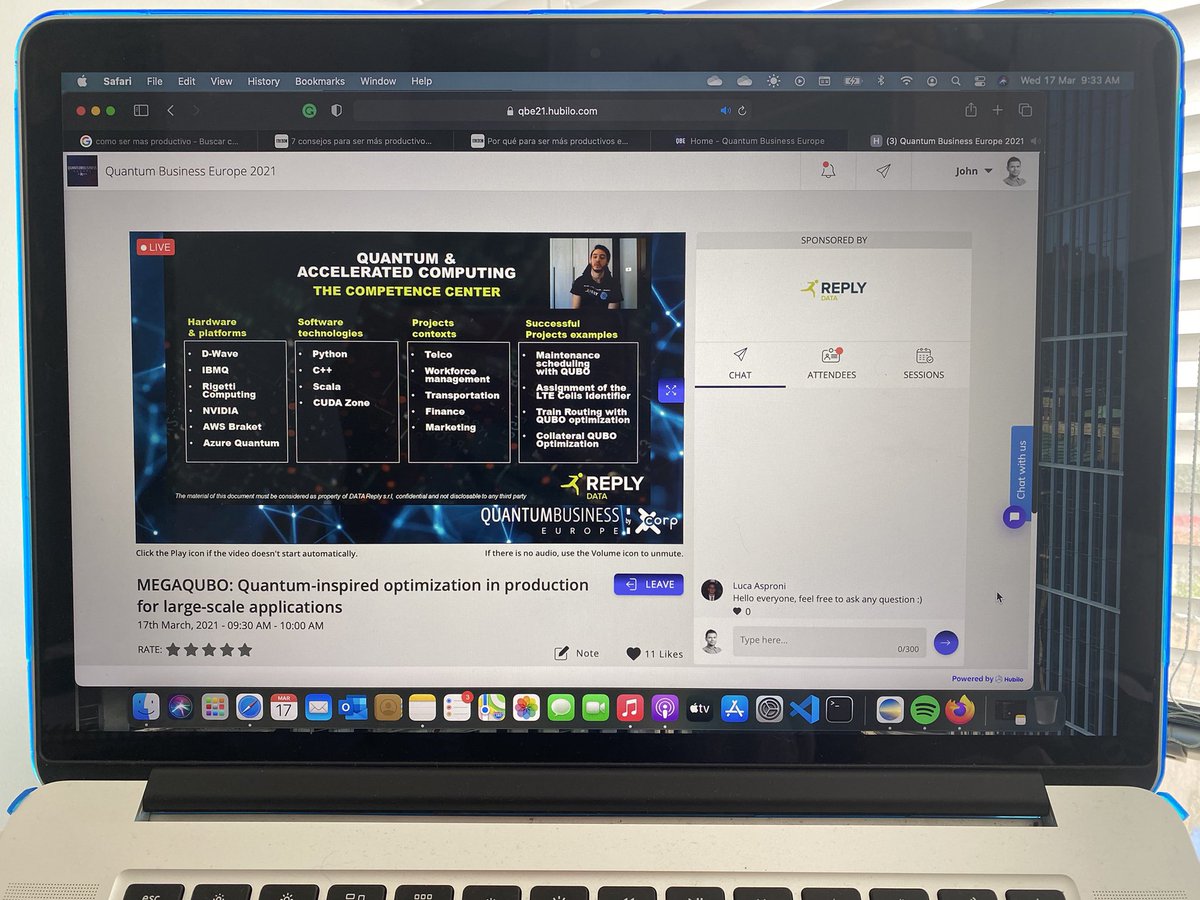 JohnABarreto's tweet photo. @MSFTQuantum in the @QuantumEurope optimization & quantum computing #AzureQuamtum #Microsoft ##QIO #QuantumComputing https://t.co/fgpe3dfVPr