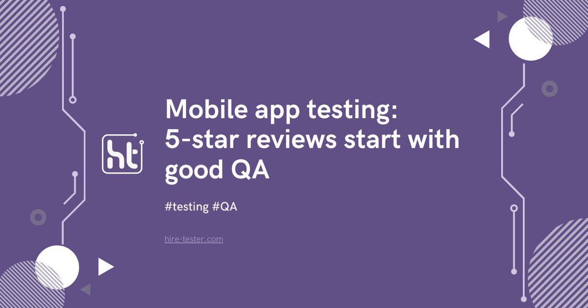 HireTester's tweet image. What makes a good mobile app: simplicity, ease of use, or maybe performance? All these and many other factors are vital. They form the first impression, impact product popularity and your reputation. #HireTester #qa #mobiletesting 
bit.ly/3bRqboJ