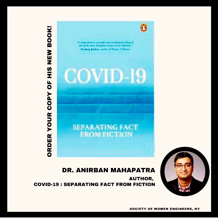 looking forward to hearing from @bhalomanush this evening, as he leads conversations on #SeparatingFactFromFiction and lessons learned a year into the #Covid_19 pandemic. 

Hosted by @SWE_NY. 
All are welcome!

newyork.swe.org/upcoming-event…