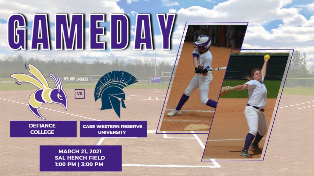 DC_Athletics's tweet photo. SB| It's another game day for @DCSBJACKETS as they host Case Western Reserve University at the Sal Hench Field! First pitch of the DH is scheduled for 1:00 pm!  #JacketNation🥎

📍Defiance, OH
🆚CWRU
⏰1:00 &amp; 3:00 pm
📊https://t.co/jM9OfGsoPW
📽️https://t.co/RtEkYYYvFZ https://t.co/8muwOtfIIm