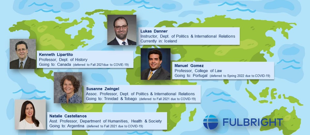 FIU LAW is proud of our Associate Dean for Graduate Studies &amp; Global Engagement, Prof. Manuel Gomez, as 2020-2021's Fulbright Scholar Program awardees/ #fiulaw #internationalarbitration #fulbright Fulbright Scholars undeterred by COVID-19 pandemic. <a href="/magom1/">Manuel Gomez</a>
news.fiu.edu/2021/fiu-2020-…