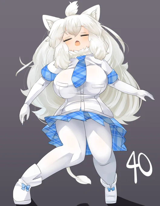 ホワイトラオンちゃん40日目 