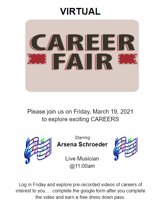HSAMonroeMiddle's tweet photo. Hey Redhawks! Don't miss out on the virtual Career Fair Friday! From social media to sports, real estate to medicine, you don't want to miss it! Featuring Arsena Schroeder LIVE at 11! #RedhawksSoaring #TheHSAway @kasha_giddins @UCPSCareerReady @UCPSCollegePrep @UCPSNC @AGHoulihan https://t.co/N4uBh8Qcdf