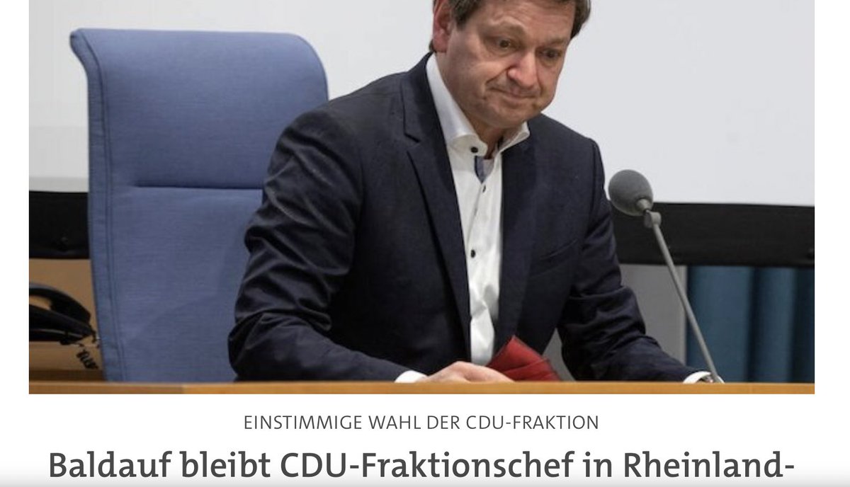 Herzlichen Glückwunsch zur Wiederwahl, <a href="/ChBaldauf/">Christian Baldauf</a>. Die Freude auf den Wiederaufbau der <a href="/cdurlp/">CDU Rheinland-Pfalz</a> steht ihnen ins Gesicht geschrieben.