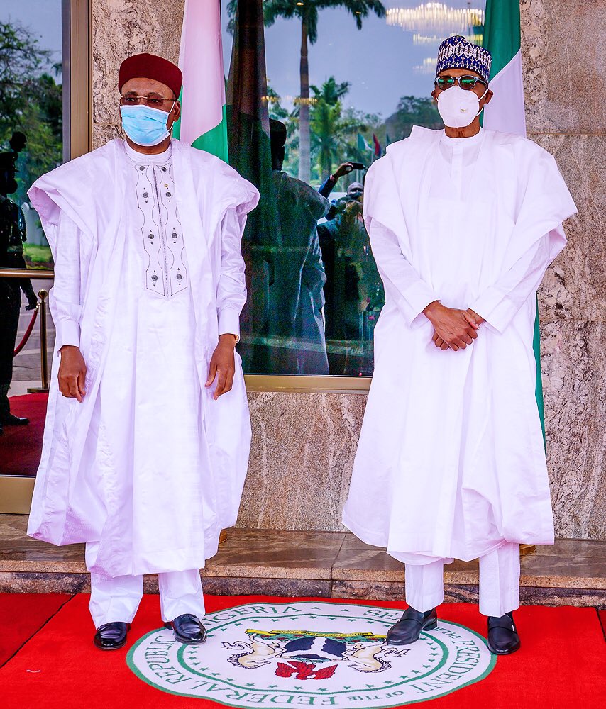 Yesterday I hosted President <a href="/IssoufouMhm/">Issoufou Mahamadou</a> at the State House. I congratulated him on the successful completion of his second term as President of our sister country, the Republic of Niger, and the good people of Niger for the successful conduct of a free,fair &amp; credible election.