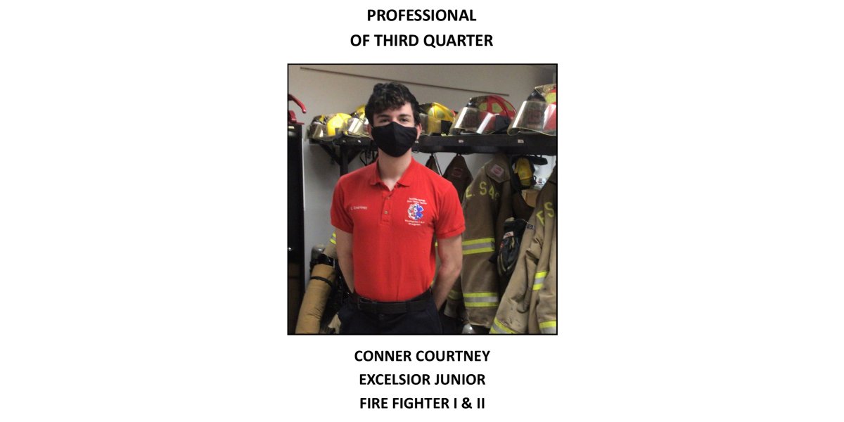 ESACCGuidance's tweet photo. Congrats @HS_ESSD40 Conner Courtney for being recognized as @esaccemt #Fire 3rd Quarter Professional! #ESACCIgnites #CTEWorks @CC_ESSD40 https://t.co/A5Z4nqDv48