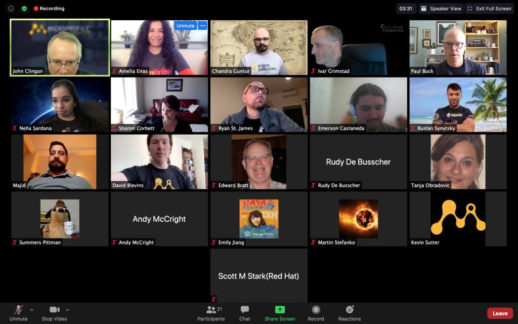 MicroProfileIO's tweet photo. Do you want to see how #MicroProfilers navigated the first time seeing the proposed #MPWGBudget presented by the @EclipseFdn EMO?
Watch the recording from the💛@MicroProfileIO Community discussion. You can choose to be a part of the budget discussions.
#OpenSourceTransparency https://t.co/oRIi4jVzZp