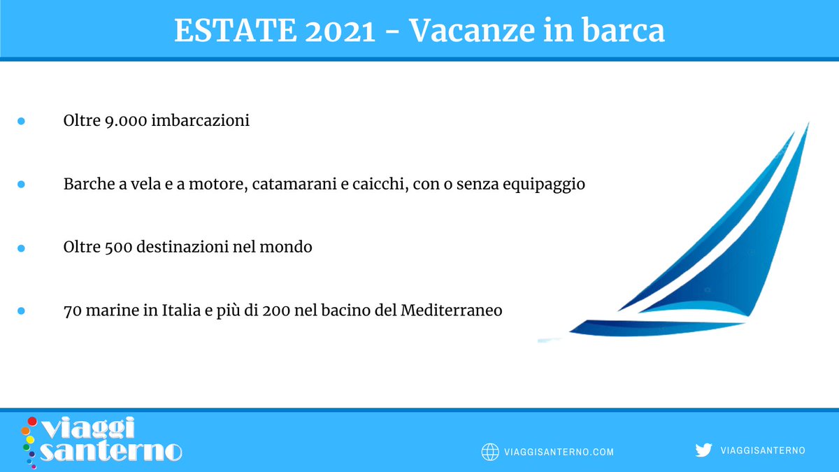𝐞 𝐬𝐞 𝐥𝐚 𝐭𝐮𝐚 𝐩𝐫𝐨𝐬𝐬𝐢𝐦𝐚 𝐯𝐚𝐜𝐚𝐧𝐳𝐚 𝐟𝐨𝐬𝐬𝐞 𝐢𝐧 𝐛𝐚𝐫𝐜𝐚 𝐚 𝐯𝐞𝐥𝐚? ⛵️
info👇
viaggisanterno.com/contatti/

#ioviaggiosanterno  #vacanzeinbarca #barcaavela #viaggiare #ESTATE  #ioprenotoinagenzia   #vacanzasicura #imola #emiliaromagna #amici #barca #lunarossa