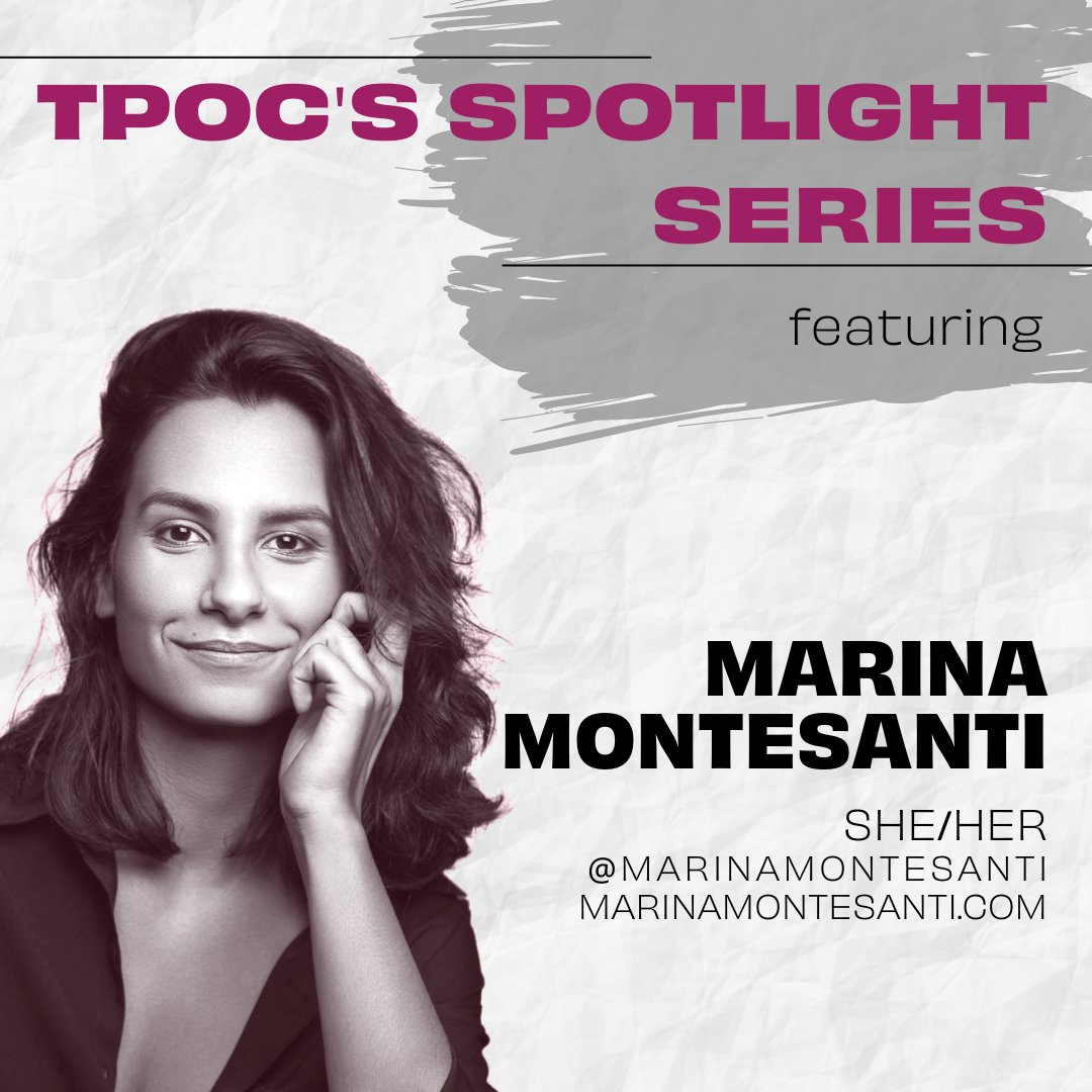 TPOC_BWAY's tweet photo. Check out why @marinamontesanti wants to create an exchange of new musicals between the US and South America in today's #SpotlightSeries π #tpoc #producing101 #broadway #theatremakers #bipoc https://t.co/CQyYQgjK28