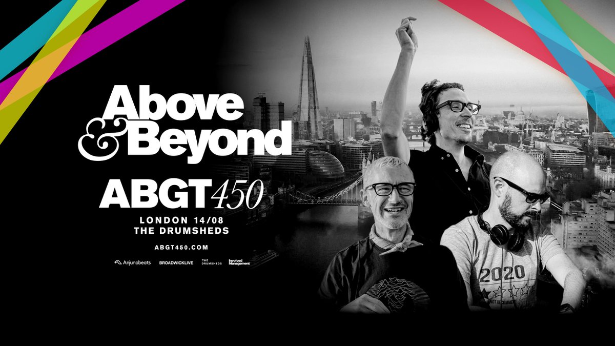 🇬🇧 Group Therapy 450 will take place in our hometown of London on Saturday, August 14 at @thedrumshedsldn.

If you'd like to be there, signup: ABGT450.com

Almost home.

#ABGT450 @abgrouptherapy @Anjunabeats