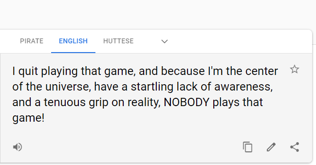 Marc_IRL's tweet image. Reminder in case anyone was having trouble understanding people shouting on the internet, you can just translate it!