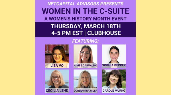 netcapital_adv's tweet photo. Join us TOMORROW for a #WomensHistoryMonth event featuring:
*Aimee Carvalho - @realmustwatch Founder &amp; COO
*Sophia Becker - #HiveSkill Founder &amp; Manager
*Lisa Vo - @realChipBrain Founder &amp; CEO
*Cecilia Lenk, Coreen Kraysler &amp; Carole Murko - @netcapitalinc

https://t.co/tyJXoX2oVI https://t.co/xOKUvXaccX
