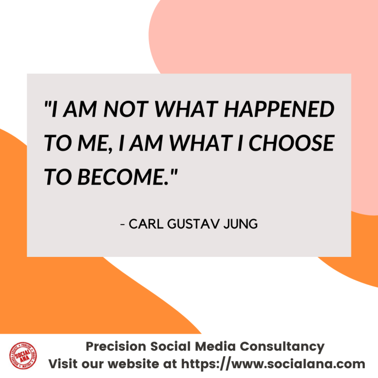 AnaLuciaNovak's tweet photo. "I am not what happened to me, I am what I choose to become." - Carl Gustav Jung #BeYourselfQuotes #BelieveinYourselfQuotes #ChooseQuote #InspirationalQuotes https://t.co/IorbY9vHkN