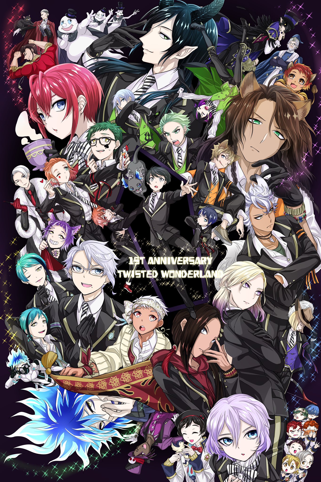 にこ Mrsk Twstland 咲ちゃんの集合絵ありがとうありがとう すごい愛がこめられてる あと監督生くんも素敵 Twitter