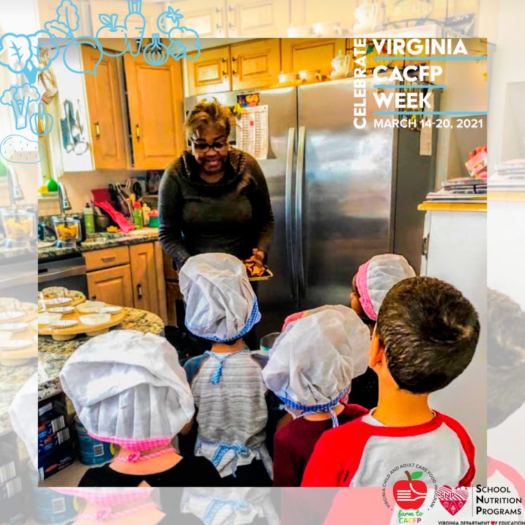 CACFPVirginia's tweet photo. Shout out to Monica Jackson with Jackson Child Care, growing healthy eaters with local foods! @VDOESNP #VAFarmtoCACFP #VACACFP https://t.co/KEhHFqC6iN