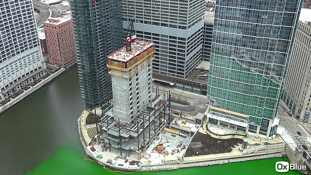 PCPArch's tweet image. Our team enjoyed the view from the jobsite over the weekend 📸JR Snyder @thebiggreenw
#chicago #happystpatricksday #SFTC #333WolfPoint