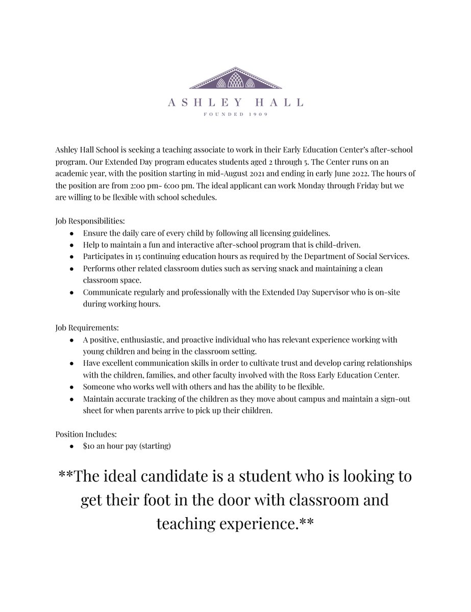 CofC School of Education tweet media