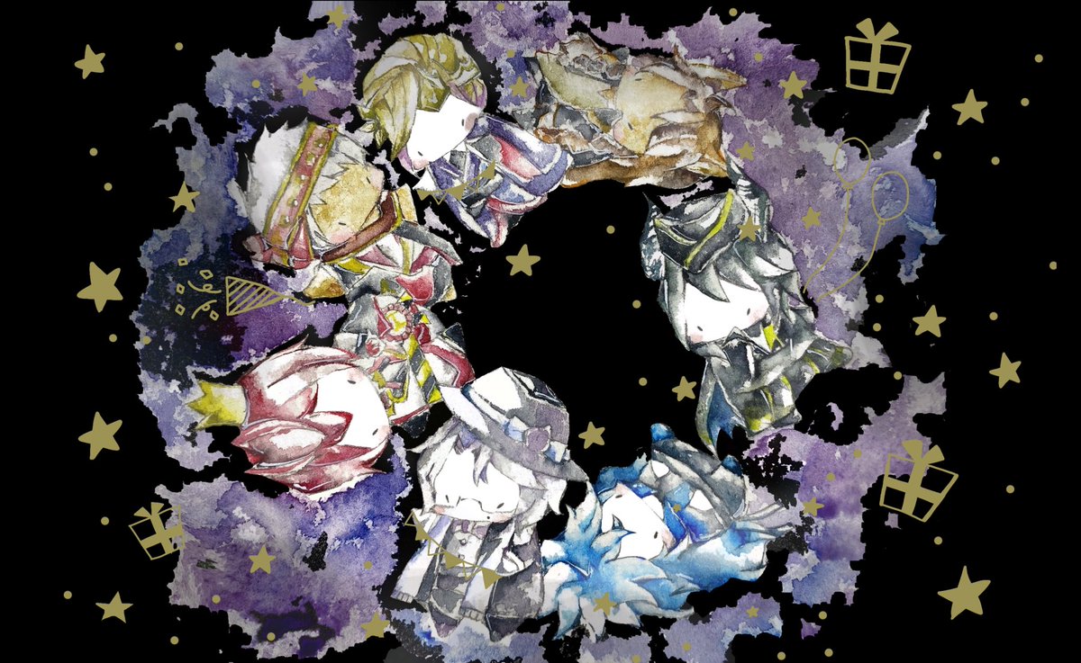 「#ツイステ1周年 
#twstファンアート
1周年おめでとうございます～! 」|晴/作業中のイラスト