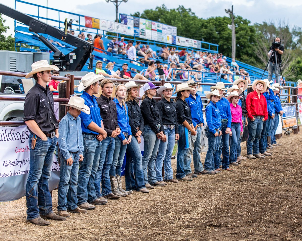 The Wapello PRCA Rodeo is the only pro rodeo in the nation completely operated by FFA students‼️ 
Each year we continue to make history and celebrate this great production! 
Join us July 16th and 17th to celebrate our 40th anniversary 🟡🔵