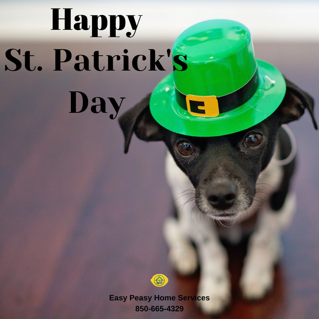 easypeasyhome's tweet photo. Lá Fhéile Pádraig sona daoibh! Happy St. Patrick's Day to you 🍀 From all of us at Easy Peasy Home Services, we wish you and your family a very happy holiday full of good food and good company.
.
#happystpatricksday #lawntreatments #pestcontrol #easypeasyhomeservices https://t.co/SsJhMK55vC