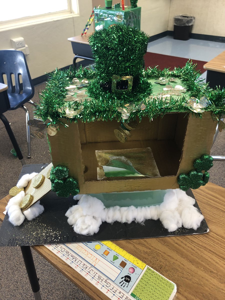 FirstiesMfp's tweet photo. @MaryFaySchool engineering at its finest! Firsties designed, planned and built Leprechaun Traps. Looks like the little guys got away! @FUESDSchools @FrostBfrost0 https://t.co/x6CRzAMYt4
