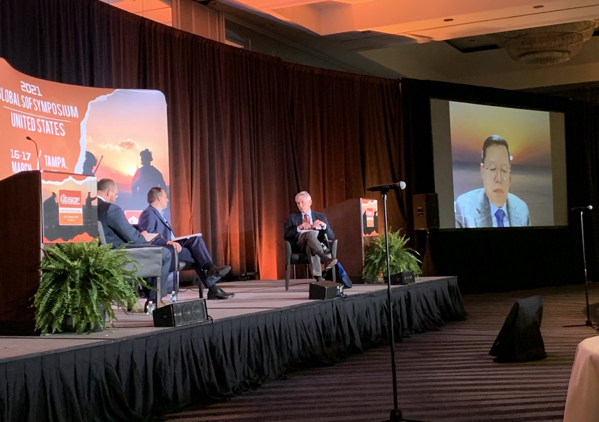 GlobalSOF's tweet photo. Just kicked off a panel on the Chinese View of Competition with the U.S. Really interesting to hear from these experts. #China #GPC #gsofUS https://t.co/1sQ2VzsewY
