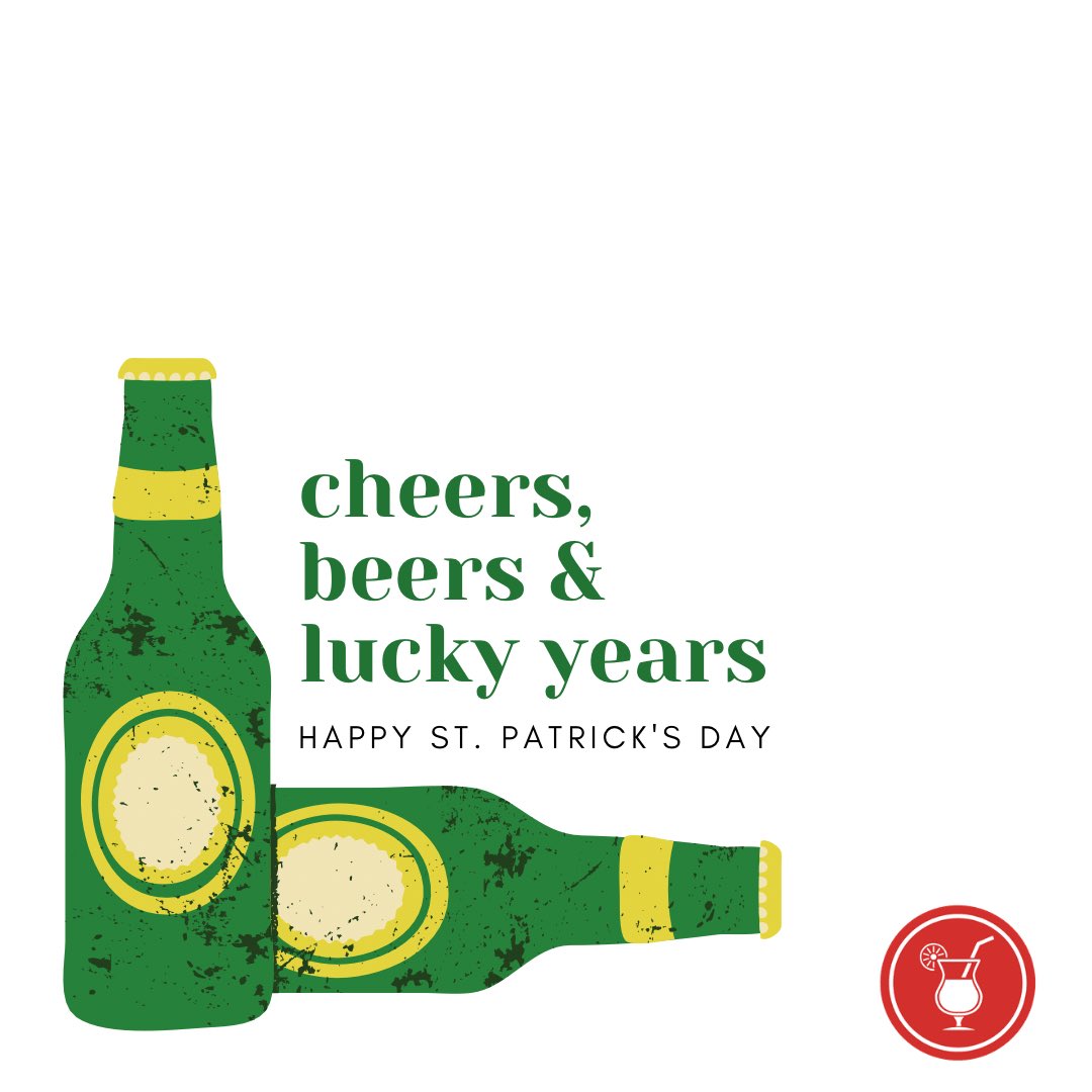 Cheers to #stpatricksday 🍀🍺 
Please drink responsibly