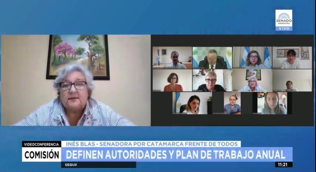 PrensaSdoraBlas's tweet photo. ✔️@SenadoraBlas participó de la reunión constitutiva de la #ComisiónDeTrabajo. En la misma se ratificó como Presidente al Senador #DanielLovera, y como Vice Presidenta la Senadora #MariaBelenTapia. https://t.co/wyw0NENjTq