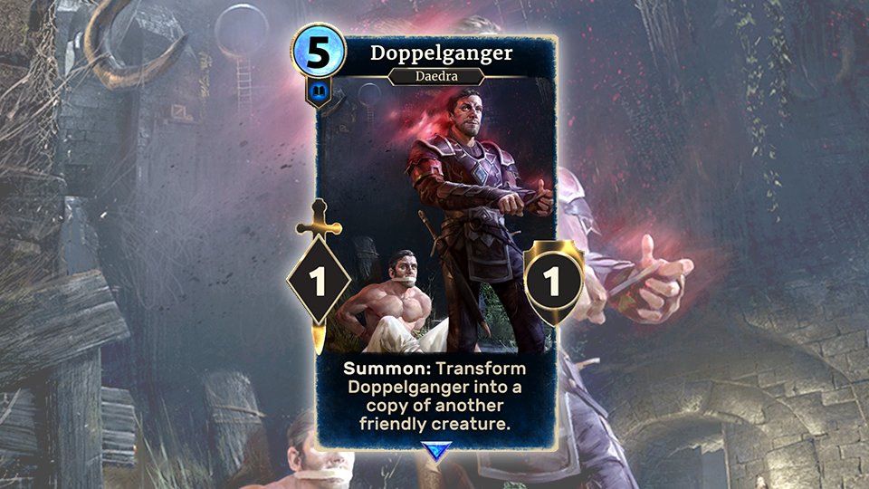 TESLegends's tweet photo. This weekend's #TESLegends event is the Micro Mirror Gauntlet, featuring the Hall of Mirrors lane, decreased deck sizes, and another chance to earn copies of the alt-art Doppelganger!

More info: https://t.co/lvt70rxBlX https://t.co/rZIs1nHtSb