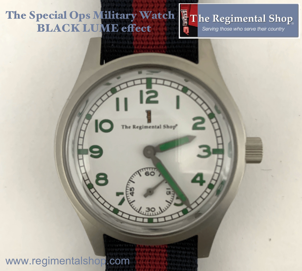 regimentalshop's tweet photo. Thank you to the lady Sapper who has been enjoying the Black Lume effect of the new Special Ops Watch #regimentalshop #specialopsmilitarywatch https://t.co/R9KSH57iqV https://t.co/lAbuUEZqNS