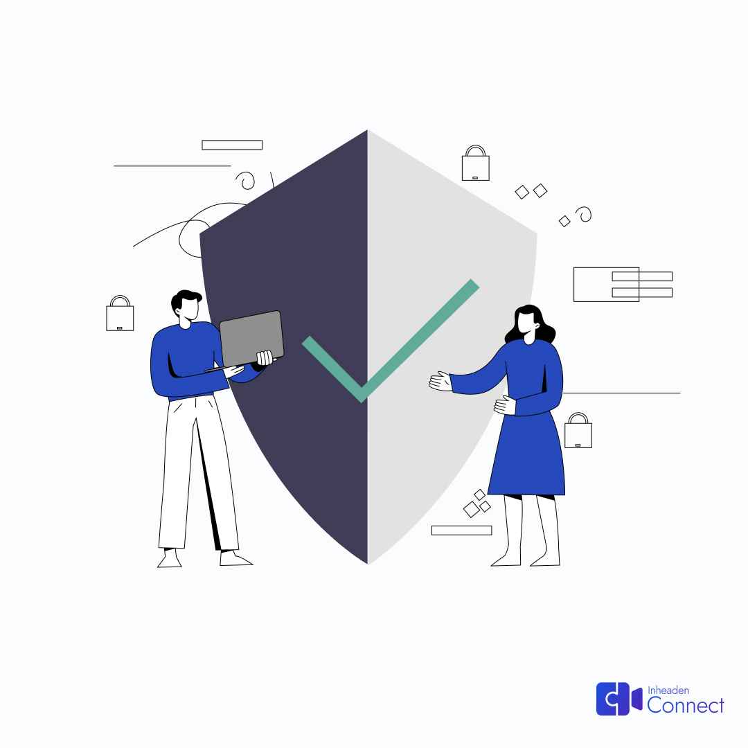 inheaden's tweet photo. Inheaden Connect is a GDPR compliant video conferencing tool 📹 

We assure you a safe, secure and user-friendly experience to connect, create, and collaborate with anyone! 🛡️

Register for free using the link below 👇

https://t.co/2VNFbIEsRe

#inheaden #inheadenconnect https://t.co/Brg50Vn3t3