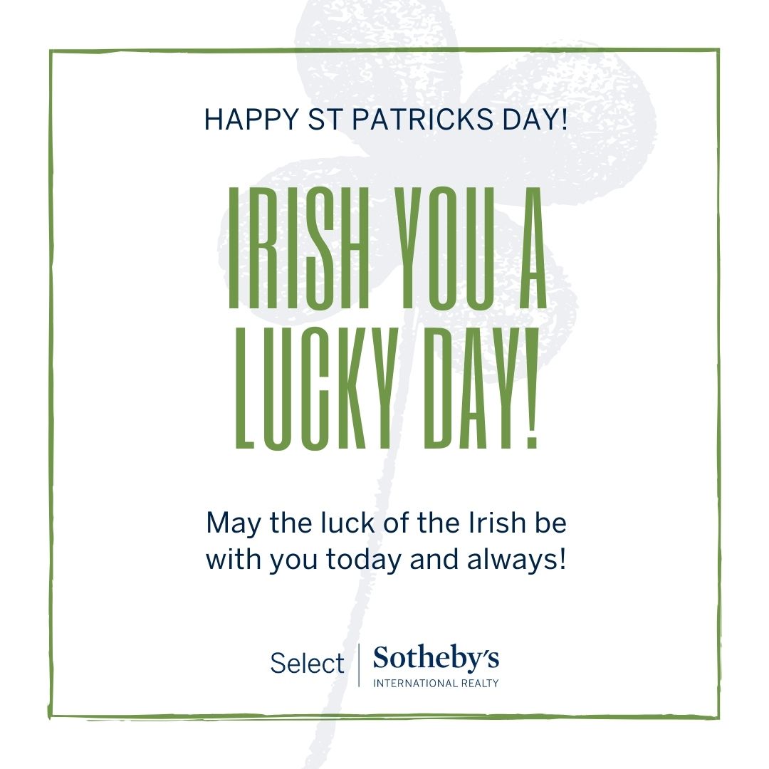 select_sir's tweet image. From everyone at Select Sotheby's we hope you’re having a happy and safe St Patrick’s Day ☘️
#happysaintpatricksday #luxurylistings #luxuryhomes #luxuryrealestate #luxuryrealestateagent #luxurylifestyle #onlysothebys #selectsothebys #sothebysrealty #upstateny  #nyhomes #iloveny