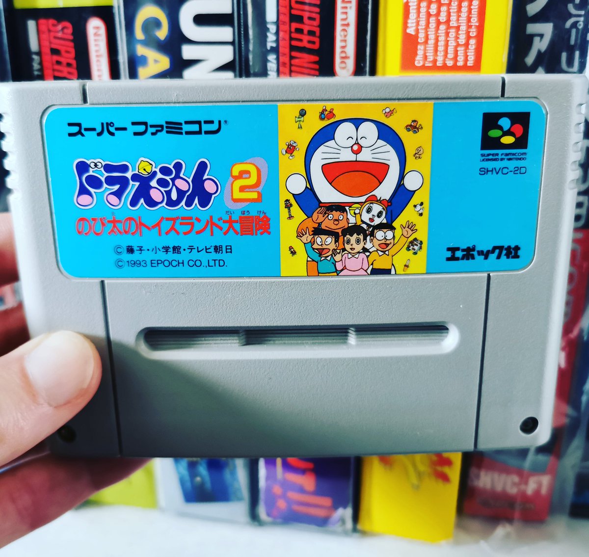 rad_retro_gamer's tweet image. Whilst up in the attic finding stuff to ebay, I found this random Doraemon Super Famicom Game I must of bought years back and slipped my mind. I know nothing about this I must admit but love the artwork. #doraemon #doraemongame #superfamicom #superfamicomgames #supernintendo
