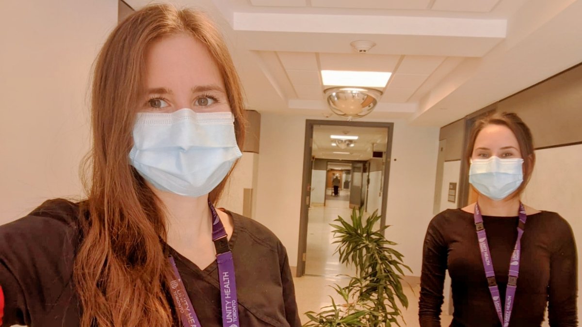 It's Dietitians Day! Jamie Yermus and Mitra Nowroozi are just two of our Registered Dietitians at #ProvidenceHealthcareTO. Dietitians play an important role in looking after COVID-19 patients.

To all of our Dietitians, thank you for all that you do!
#dietitians​ ​#dietitiansday