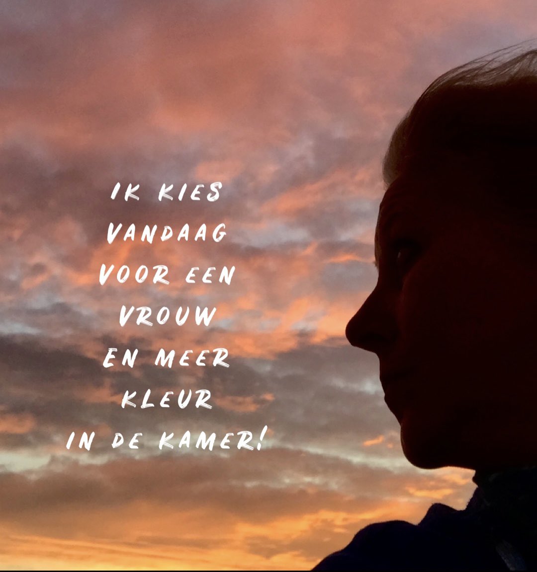 MargreethvT's tweet photo. Ik kies vandaag voor een vrouw en meer kleur in de kamer!
De politiek in Nederland mag voor mij nog veel diverser worden met meer vrouwen en een betere afspiegeling van de samenleving! 
 #verkiezingen #ikstem #stemopeenvrouw #diversiteit #kleurdekamer #TweedeKamerVerkiezingen https://t.co/BI9QlaAJa2