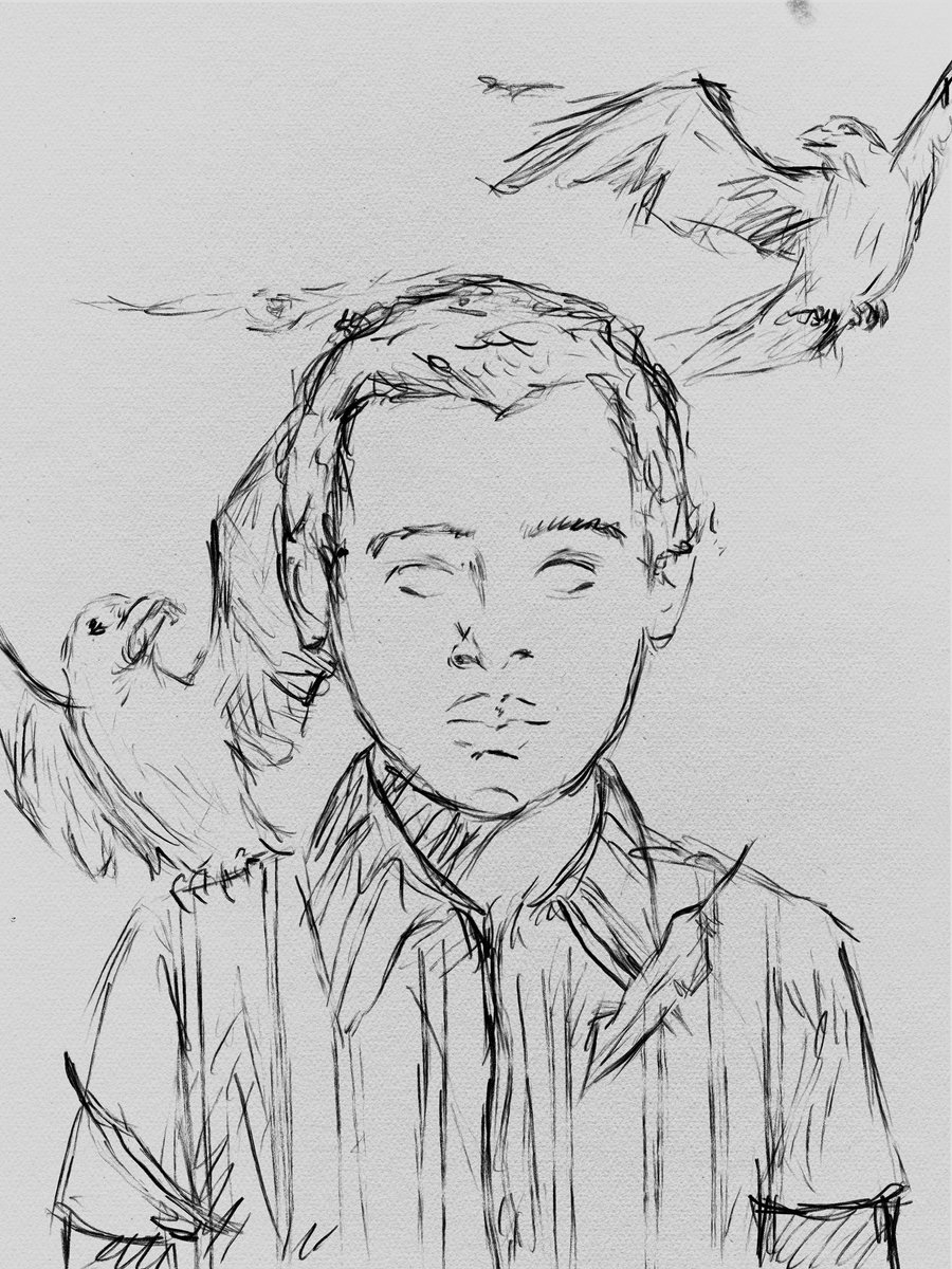 The Blue Boy was really fun to work on.
The birds here are a homage @SamSpratt's "Dream (self)"
Been a fan of his work for so long and it felt only natural to reference a master in the craft. 