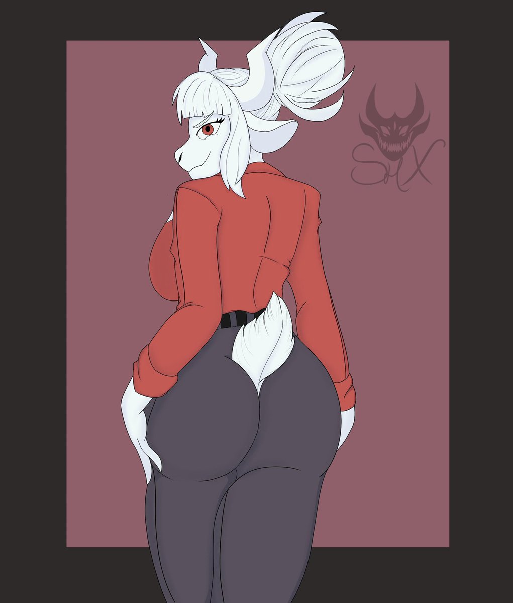 KlrGhostX's tweet photo. Goat Lucifer 😈🐐
Nude version on my NSFW account 
#pinup #Helltaker #Helltakerfanart #Helltakerart #HelltakerDrawing #LuciferHelltaker #Lucifer #ArtistOnTwitter #ArtOnTwitter #furry #furryart #furrydrawing https://t.co/dPlTAA040v