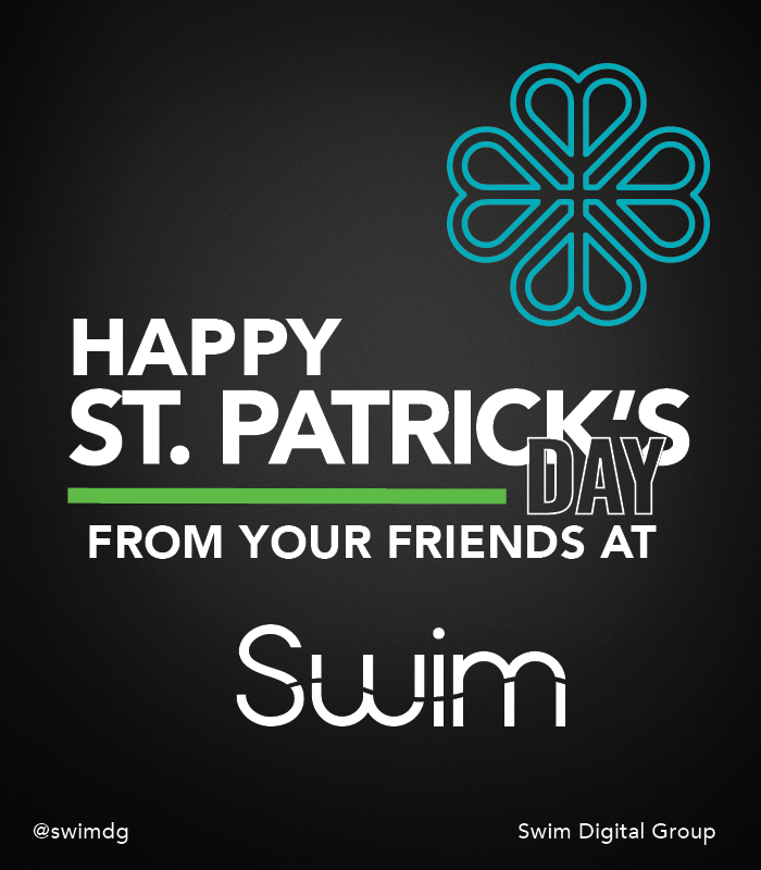 SwimDG's tweet photo. Happy St. Patrick's Day! 
Did you know that the 5th century saint's official color was blue, just like the Twitter bird? #StParticksDay https://t.co/Pwq7qjFvkR