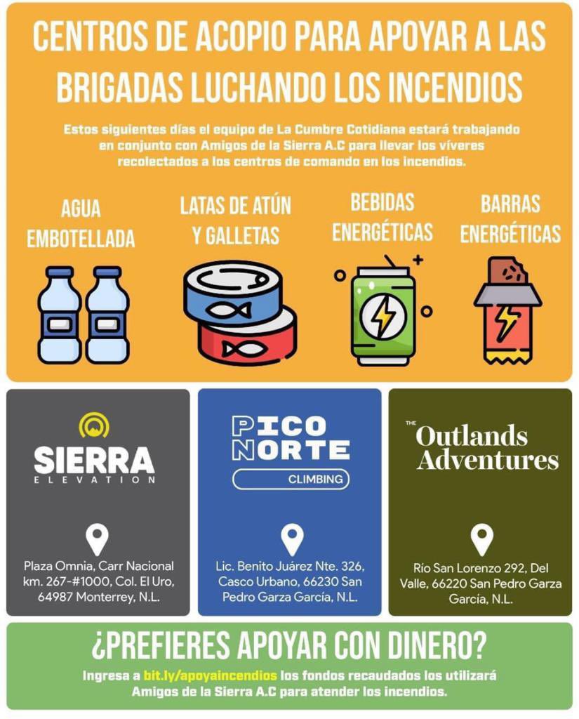CiudaDanaMtySur's tweet photo. Ayudemos a las brigadas que combaten incendio en #SantiagoNL y #Arteaga #Coahuila #AlertaMty #MtyFollow 
Tacos Villa De Santiago 😉 https://t.co/aQyuBPN0TB