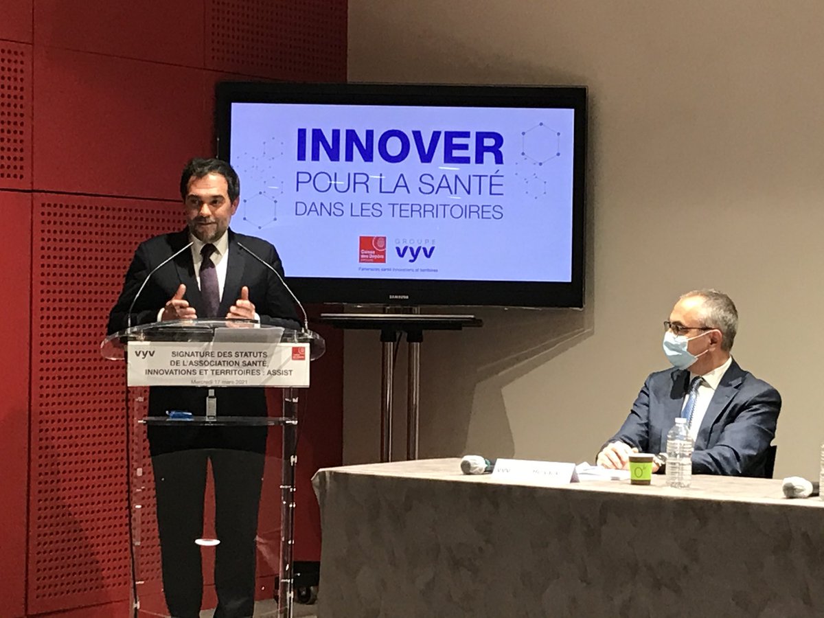 Aujourd’hui <a href="/caissedesdepots/">Caisse des Dépôts</a> et <a href="/Groupe_VYV/">Groupe VYV</a> s’associent pour soutenir les initiatives des territoires pour l’accès aux soins. Des premières retombées concrètes à #Cholet, en #Bourgogne, dans les #HautsdeFrance et bien d’autres à venir en 2021 #territoires  #sante #innovation